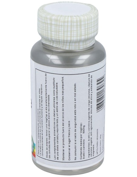 Solaray Acetyl L-Carnitine 500Mg 30Cáps