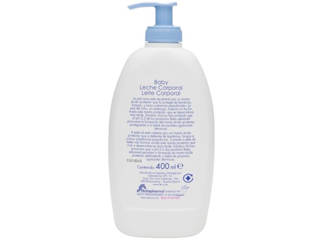 Sebamed Baby Leche Corporal, 400 Ml