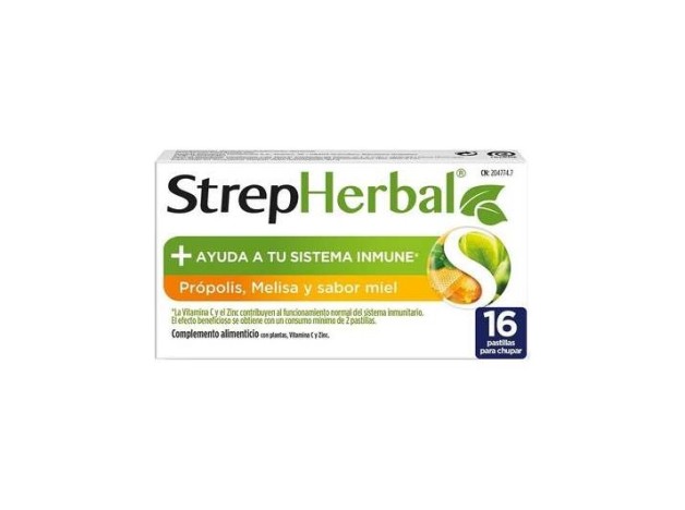 Strepherbal Propolis Y Melisa + Vitamina C Y...