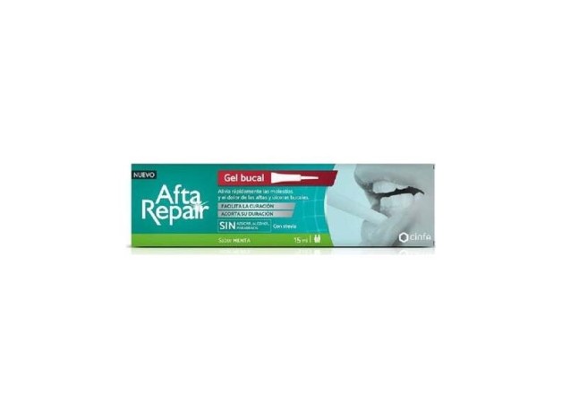 Afta Repair Gel Sabor Menta 15Ml