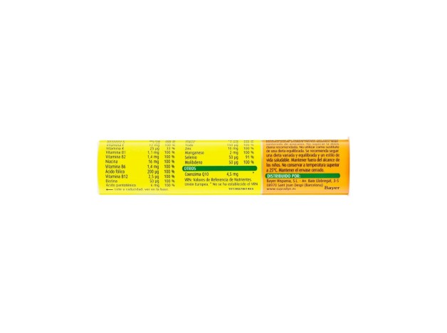 Supradyn Activo, 15 Comprimidos Efervescentes