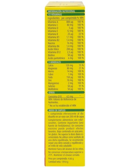 Supradyn Activo, 30 Comprimidos Efervescentes