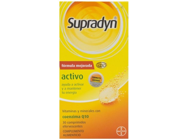 Supradyn Activo, 30 Comprimidos Efervescentes