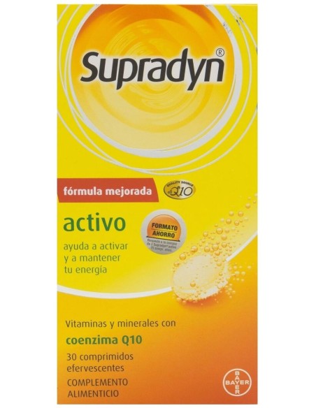 Supradyn Activo, 30 Comprimidos Efervescentes