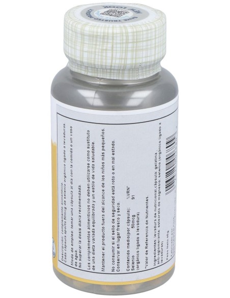 Selenium 50Mcg. 100Cap.