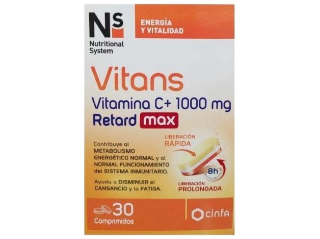 Ns Vitans Vitamina C+ 1000 Ret Max 30 Comp