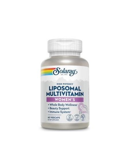 Solaray Liposomal Multivitamin Mujer 60Caps