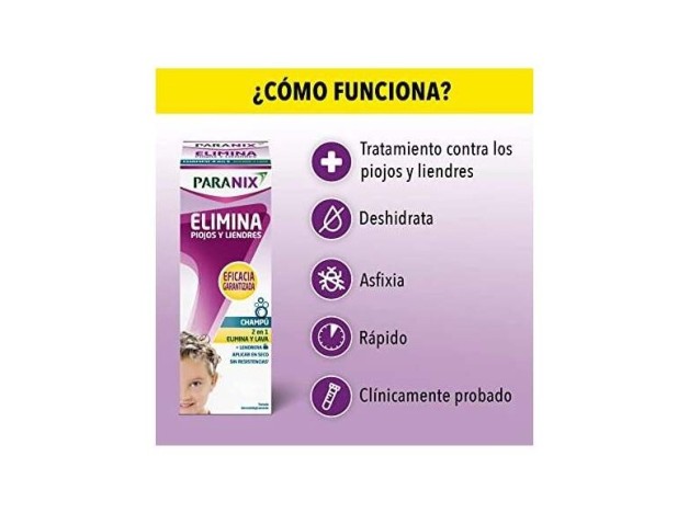Paranix Elimina Piojos Y Liendres Champú 200Ml