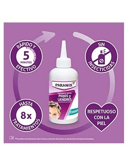 Paranix Elimina Piojos Y Liendres Champú 200Ml
