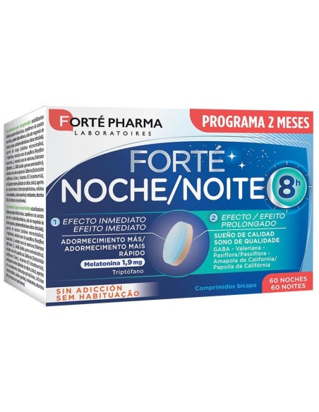 Forté Noche 8 H Adormecimiento Más Rápido 60 Comprimidos