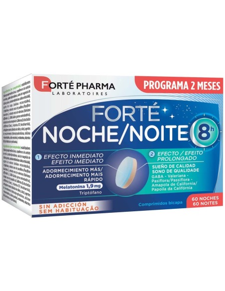 Forté Noche 8 H Adormecimiento Más Rápido 60 Comprimidos
