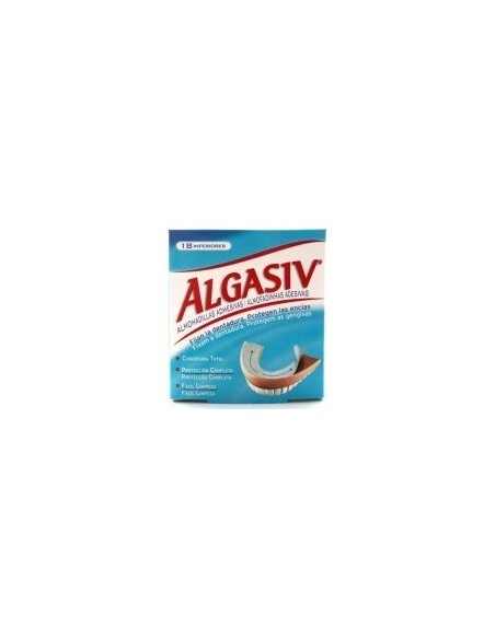 Algasiv Almohadillas Adhesivas Protesis Inferior 18Uds