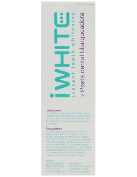 Iwhite Pasta Dentífrica Blanqueadora, 75 Ml