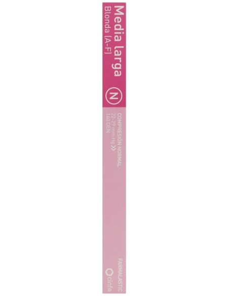Farmalastic Media Larga De Compresión Normal Beige Extra Grande, 1 Par