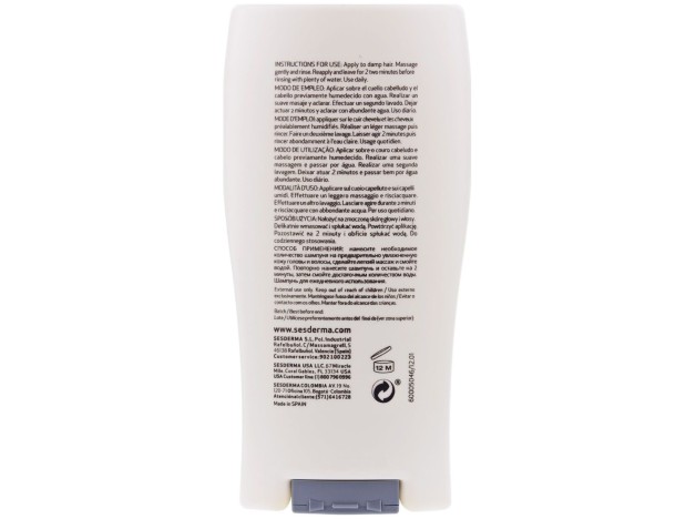Sesderma Seskavel Champú Anticaída, 200 Ml