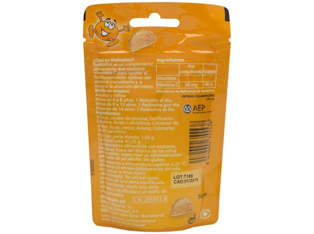 Redoxitos Vitaminas Defensas Niños 25 Perlas...
