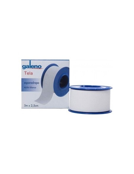 Galeno Esparadrapo Tejido Blanco 5 M X 2,5 Cm, 1 Ud