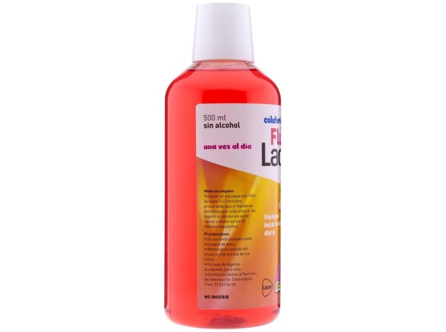 Lacer Colutorio Flúor Diario 0,05 %, Fresa, 500 Ml