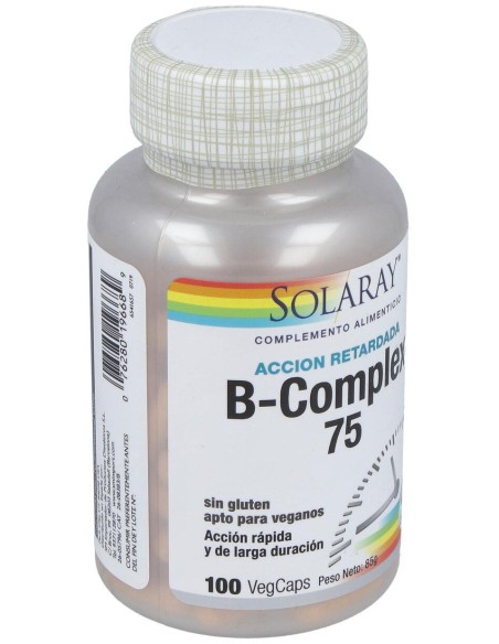 B Complex Accion Retardada 75 Mg. 100Cap.