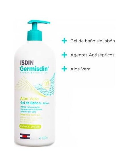 Isdin Germisdin Aloe Vera Higiene Corporal, 1 L