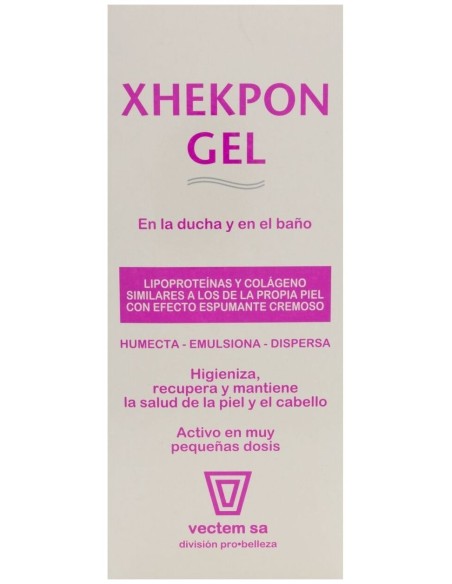 Xhekpon Gel Dermoprotector Con Colágeno Hidrolizado, 400 Ml