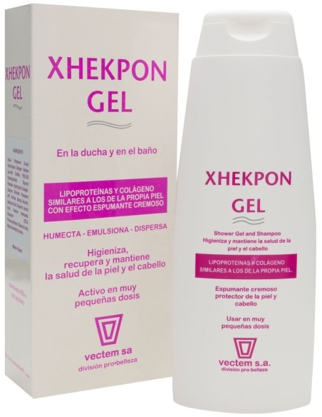 Xhekpon Gel Dermoprotector Con Colágeno Hidrolizado, 400 Ml