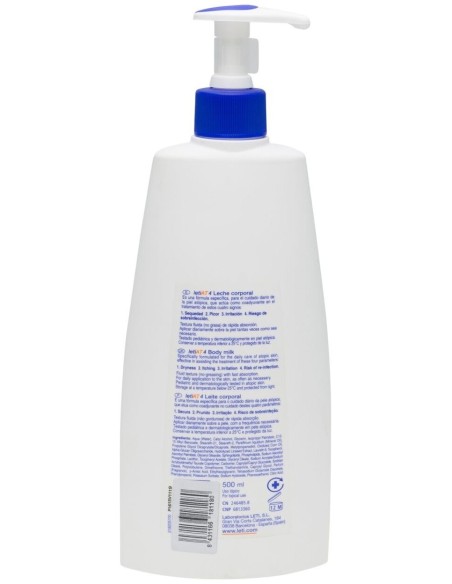 Leti At4 Leche Corporal Piel Atópica, 500 Ml