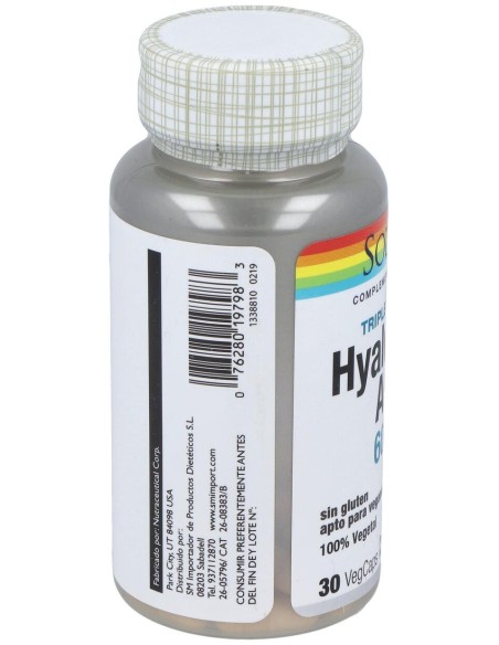 Solaray Hyaluronic Acid 60Mg 30Cáps