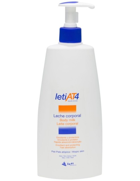 Leti At4 Leche Corporal Piel Atópica, 500 Ml