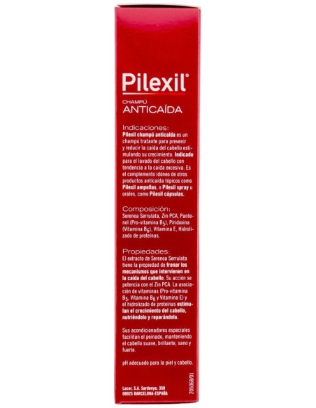Pilexil Champú Anticaída, 300 Ml