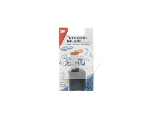 3M Tapones De Oídos Reutilizables 1 Par