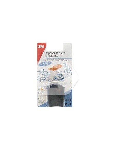 3M Tapones De Oídos Reutilizables 1 Par