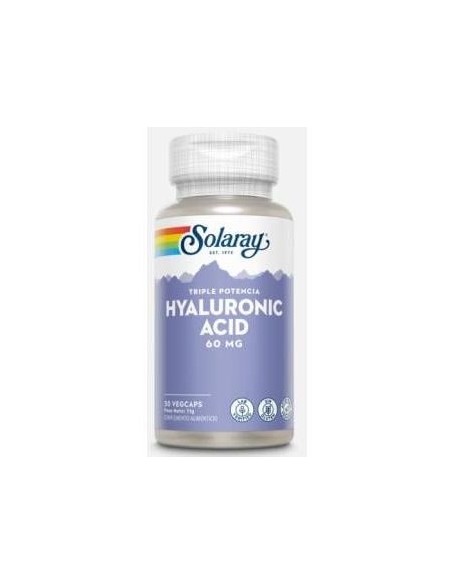 Solaray Hyaluronic Acid 60Mg 30Cáps
