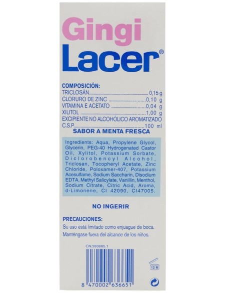 Lacer Gingilacer Encías Delicadas Colutorio 500Ml
