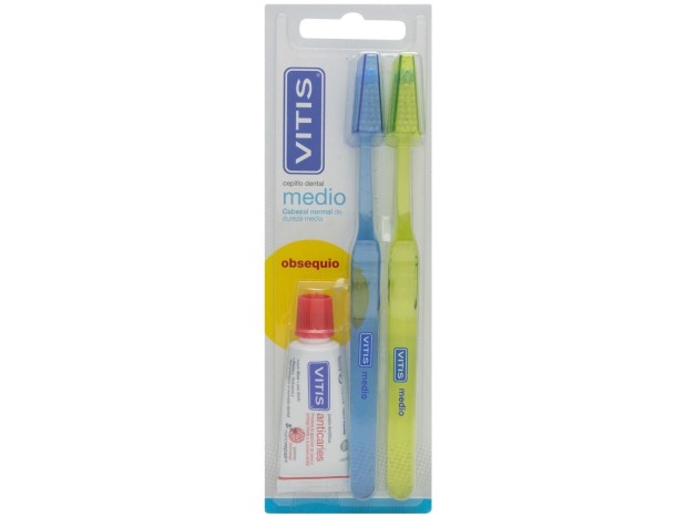 Pack Vitis Cepillo Medio + Pasta Dentífrica...