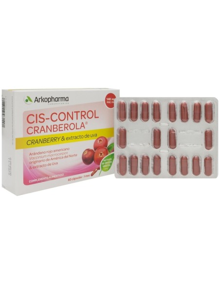 Arkopharma Cis Control Cranberola 140 Mg, 60 Cápsulas