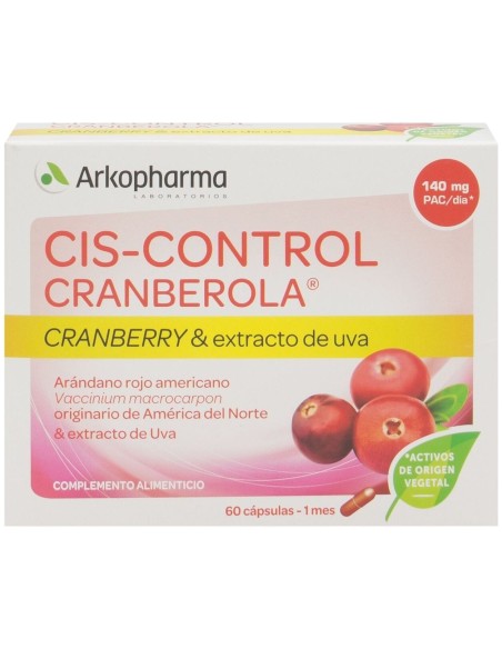 Arkopharma Cis Control Cranberola 140 Mg, 60 Cápsulas