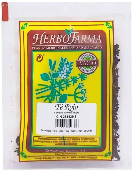 Macoesa Te Rojo Herbofarma 40Gr