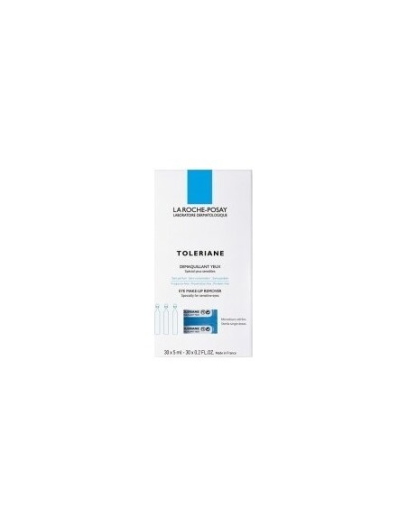 La Roche-Posay Toleriane Ultra Desmaquillante Ojos Y Rostro, 5 Ml X 30 Uds