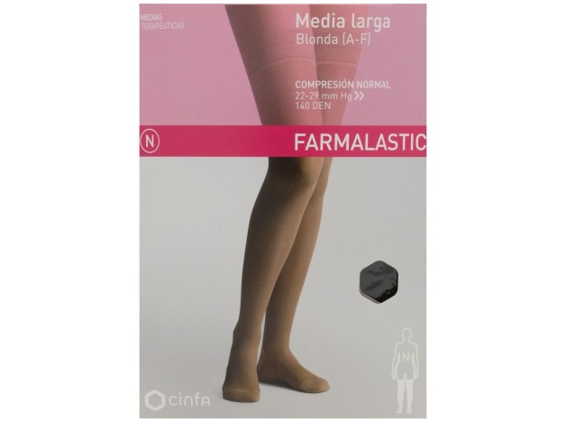 Farmalastic Media Larga Blonda (A-F) Compresión...