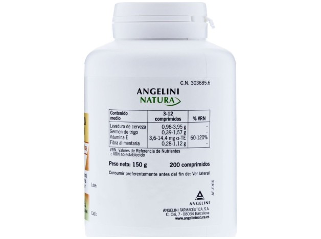Angelini Levadura De Cerveza Y Germen Trigo,...
