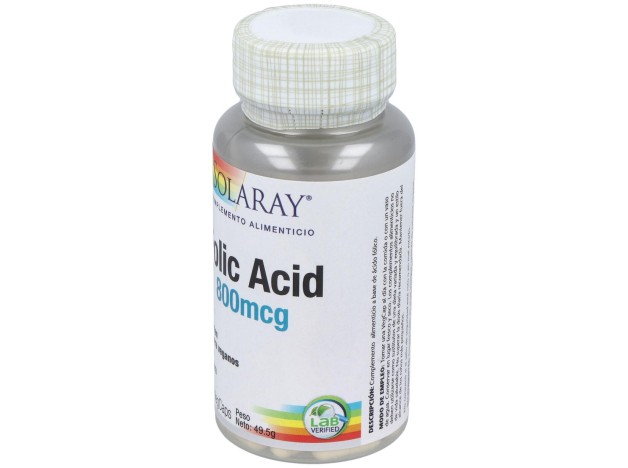 Acido Folico 800Mcg. 100Cap.