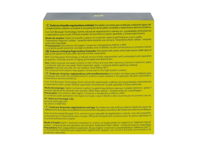 Endocare Ampollas Regeneradoras Antiedad 7Amp