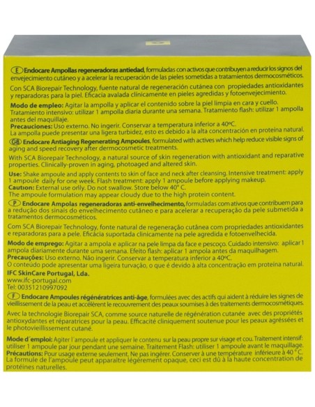 Endocare Ampollas Regeneradoras Antiedad 7Amp