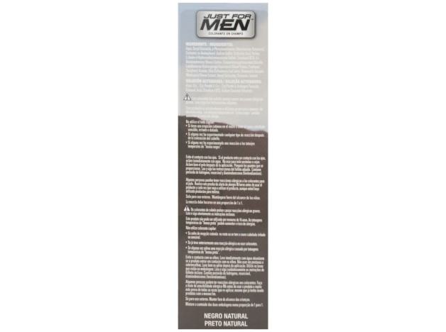 Just For Men Colorante En Gel 30 Cc Negro, 1 Ud