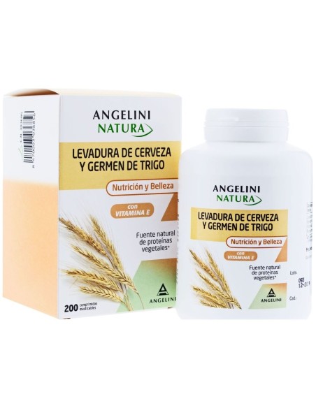 Angelini Levadura De Cerveza Y Germen Trigo, 200 Comprimidos