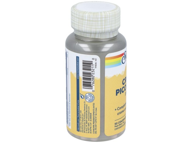 Solaray Chromium Picolinate 200 50 Tabletas