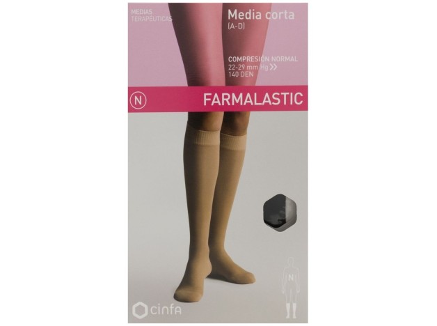 Farmalastic Media Corta (A-D) Compresión Normal...