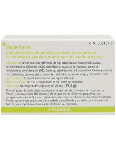 Fitotablet Valeriana 60Comp.