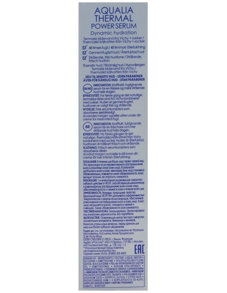 Vichy Aqualia Thermal Hidratación Dinámica Serum, 30 Ml